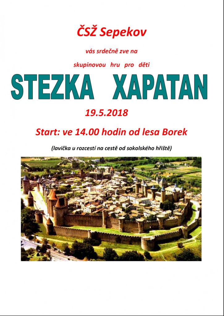 Ofici ln str nky m stys Sepekov Stezka Xapatan